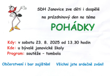 Prázdninový den v Janovicích