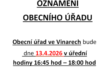 Uzavření OÚ