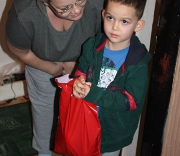 Mikuláš, čert a anděl u dětí - 5.12.2020