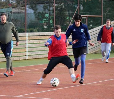 Silvestrovský fotbálek ve Vinarech 31.12.2022