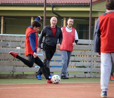 Silvestrovský fotbálek ve Vinarech 31.12.2022