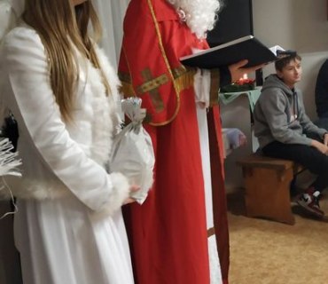 Odpolední posezení s Mikulášem ve Smidarské Lhotě 9.12.2022