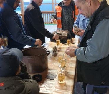 Výlov rybníka Navrátilek ve Vinarech 22.10.2022