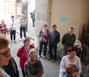 Výlet seniorů do Pelhřimova, Lipnice nad Sázavou a Číhošti 12.5.2022