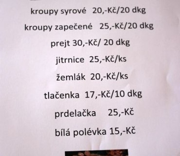 Vepřové hody ve Vinarech - 21.1.2023