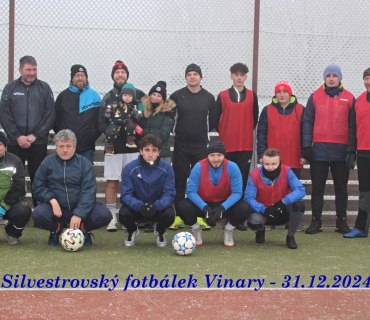 Silvestrovský fotbálek ve Vinarech - 31.12.2024