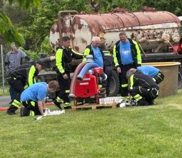 Hasičské cvičení v Janovicích ze dne 24.5.2025