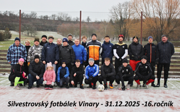 Silvestrovský fotbálek ve Vinarech – 31.12.2025