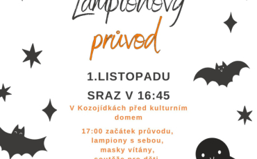 Pozvánka na Lampionový průvod v Kozojídkách