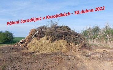 Pálení čarodějnic v Kozojídkách – 30.4.2022
