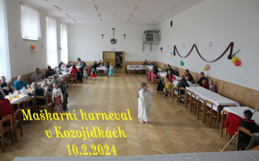 Maškarní karneval v Kozojídkách – 10.2.2024