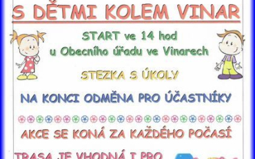 Pochod rodičů s dětmi kolem Vinar 5.9.2020