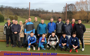 Silvestrovský fotbálek ve Vinarech 31.12.2022